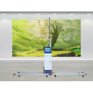 China Single Printing Head 9600DPI High Definition Oil Paints Wall Mural Printer Machinery supplier