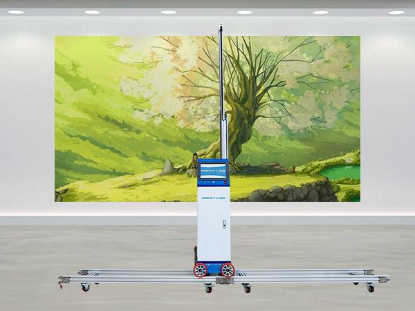 Single Printing Head 9600DPI High Definition Oil Paints Wall Mural Printer