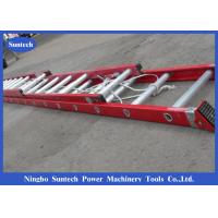 China Industrial Stringing Aluminum Alloy Suspension Ladder Single Telescopic on sale