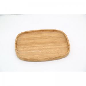 China round bamboo wood serving trays supplier