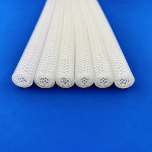 China Food Grade Odorless Silicone Braided Hose For Biotechnology supplier