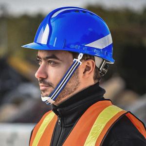 PP Blue Helmet In Construction ABS Shell CE ANSI Workplace Safety Equipments