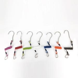 China Núcleo principal Lanyard Reef Hook do fio do mergulho autônomo colorido único supplier