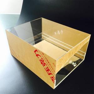 China new fashion design custom plastic shoe boxes supplier