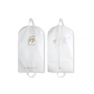 China White Mens Womens Hanging Garment Storage Bags For Clothes Suit Dress supplier
