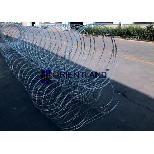 China Rapid Development Concertina Coil Fencing / Triple Strand Prison Wire Fence supplier