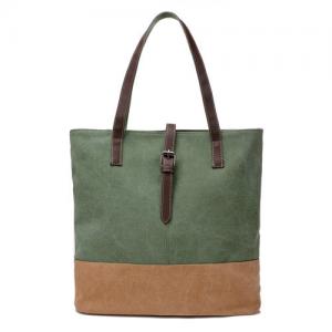China Canvas promotion gifts summer handbag beach bags in mint color supplier
