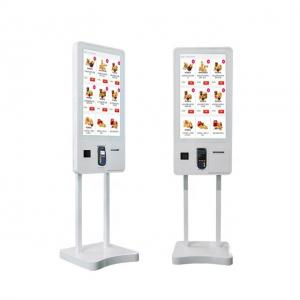 Online Ordering Machine Interactive Digital Signage Touch Screen Pos 32 Inch