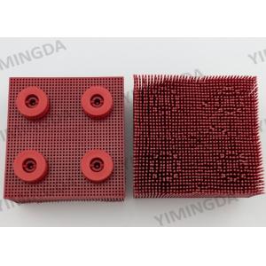 Red 90 * 95 Mm Auto Cutter Nylon  Bristle For  VT5000 / 7000 Cutter
