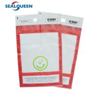 China Custom Printed Security Tamper Evident Plastic Bag Self Adhesive Sealing on sale