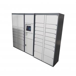 Cashless Payment Luggage Storage Rental Locker Touch Screen Customizable Door Size