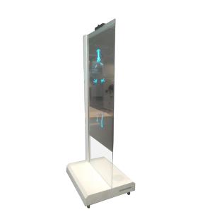 China 55 inch Intelligent Mobile AI Digital Human Interaction All-in-one Machine, OLED Transparent Screen, 3D Virtual Human Interactive Screen wholesale