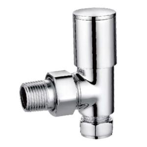China クロムによってめっきされる圧縮端の銅管のための現代斜めのタオル掛け弁 15mmx1/2" wholesale