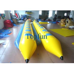China Double Line Inflatable Banana Boat for 7 Persons / Inflatable Banana Drafting Boats supplier