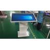 IR Touch Interactive Floor Standing Kiosk High Brightness 50/60HZ For All