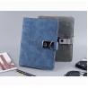 China Waterproof Multiscene PU Leather Notebook , Recyclable Notepad With Power Bank wholesale