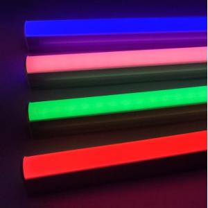 China 18W 4FT T8 LED Tube Light RGB Red Green Blue Color With CE RoHS Certification supplier