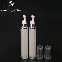 China 20ml Plastic Empty Luxury Acrylic Perfume Roll On Bottle With Massage Roller Ball on sale