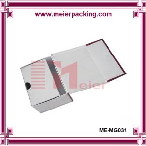 MATTE WHITE HINGED RIGID PAPER GIFT BOX / China Packaging Boxes for sale with 350g paper tray