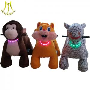 China Hansel stuffed walking animal ride fun electric animal scooter for sale supplier