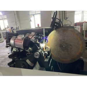 China LDX-028A New Servo Feed Alloy Saw Blade Double Grinding Head Side Grinding Machine wholesale