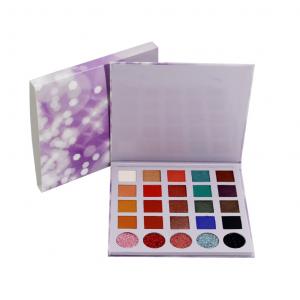 China 25 Color High Pigment Private Label Glitter Eyeshadow Palette 17.2X16X1.3CM Size supplier