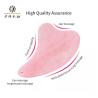 Herramienta en forma de corazón Rose Quartz Pink Jade Stone del masaje que raspa