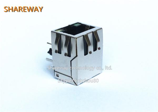 2250013-5ハブ、PCカード、スイッチ、ルート、PC Mainboard、SDH、PDHのIPの電話のための統合された変圧器が付いているRJ45コネクター
