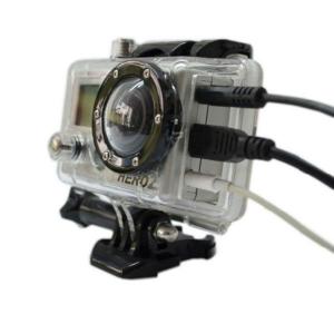 Underwater Transparent Side Open Protective Housing Case Protector Shell For GoPro Hero 2 1 Action Camera