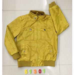 China B51301# boy's pu jacket stock(boy's jacket,boy's coat,boy's garment,boy's clothing)) supplier