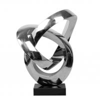 China Metal Artistic Abstract Sculpture Stainless Steel Statue Height 2500mm on sale