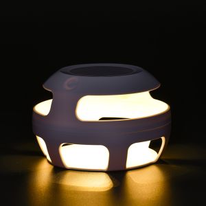 China ABS Electronic Parts Solar Panel USB Charging Warm Light Night Lamp for Catching Flying Insects Sticky Trap Moth Gnat wholesale