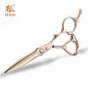 Cobalt Steel Colourful Scissors , Rose Gold Hair Cutting Shears High Stability