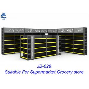 Modern Retail Grocery Display Racks For Larger Scale Luxury Supermarkets