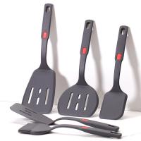 China 5pcs New Silicone Cooking Utensils Set Silicone Baking Spatula Utensils Set First Home Essentials Kitchen Gadget Set on sale