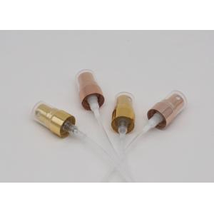 China Rose Gold 12mm Mist  Perfume Spray Pump Screw type Closure supplier