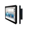 Monitor LCD de pantalla táctil capacitiva de montaje en pared industrial de alto brillo de 1000 nits, resistente al agua IP65 integrado, para quiosco