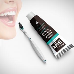 OEM Coconut Activated Charcoal Teeth Whitening Toothpaste Private Label