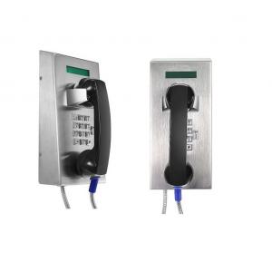 China Stainless Steel Waterproof Industrial Analog Telephone With LCD Display supplier