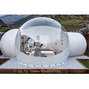 PVC Bubble Tent House With Bedroom Outdoor Camping Hotel White Half Clear Protecting Privacy Inflatable Tents Room