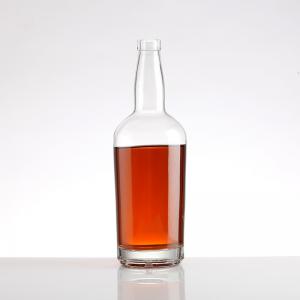 China Hot Stamping 200ml 375ml 500ml 750ml 1000ml Glass Bottle for Whisky Rum Foreign Wine supplier