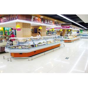 Energy Efficient Countertop Refrigerated Display Case Merchandizer For Sausage And Dairy