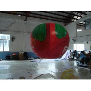 B1 Fireproof PVC Apple Fruit Shaped Balloons With Full Digital Printing 3m Height