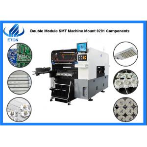 China 0201 Components SMT Pick Place Machine Ultra High Precision Dual Arm Dual Mounting Head supplier