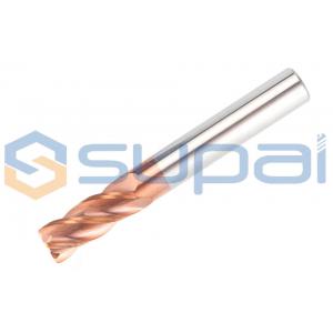 Tungsten steel Round Nose Cutter CNC Tool Alloy Coating Cutter 4 Blade End Mill Copper Cast Iron Processing Router Bit