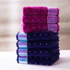 China 76*35cm 100% Cotton Towel Toalhas Face towel Hand towel long-lasting durably dirty supplier