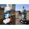 China Outdoor Decorations Custom Fiberglass Statues Life Size Fiberglass Soldier Statue wholesale