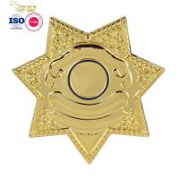 China Antique 3D Figure Custom Lapel Badges , Emblem Brooch Star Metal Lapel Badges on sale