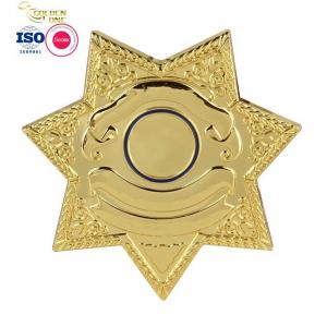Antique 3D Figure Custom Lapel Badges , Emblem Brooch Star Metal Lapel Badges