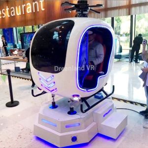 China 9D VR Helicopter Simulator 3DOF Electric Dynamic System 280x125x220cm wholesale